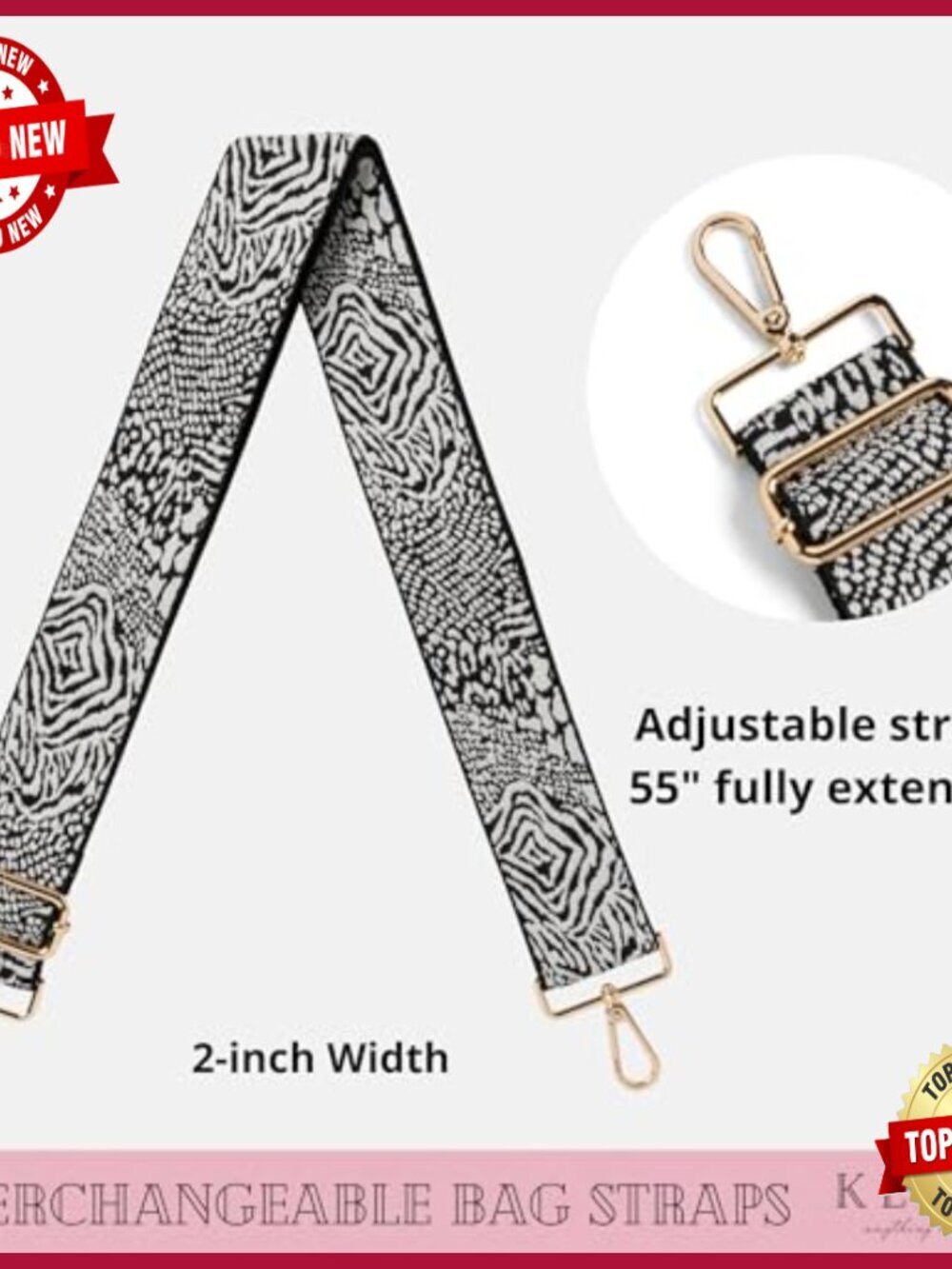 Quilted Puffer Tote Bag with Interchangeable Crossbody Strap - Picture 5 of 7